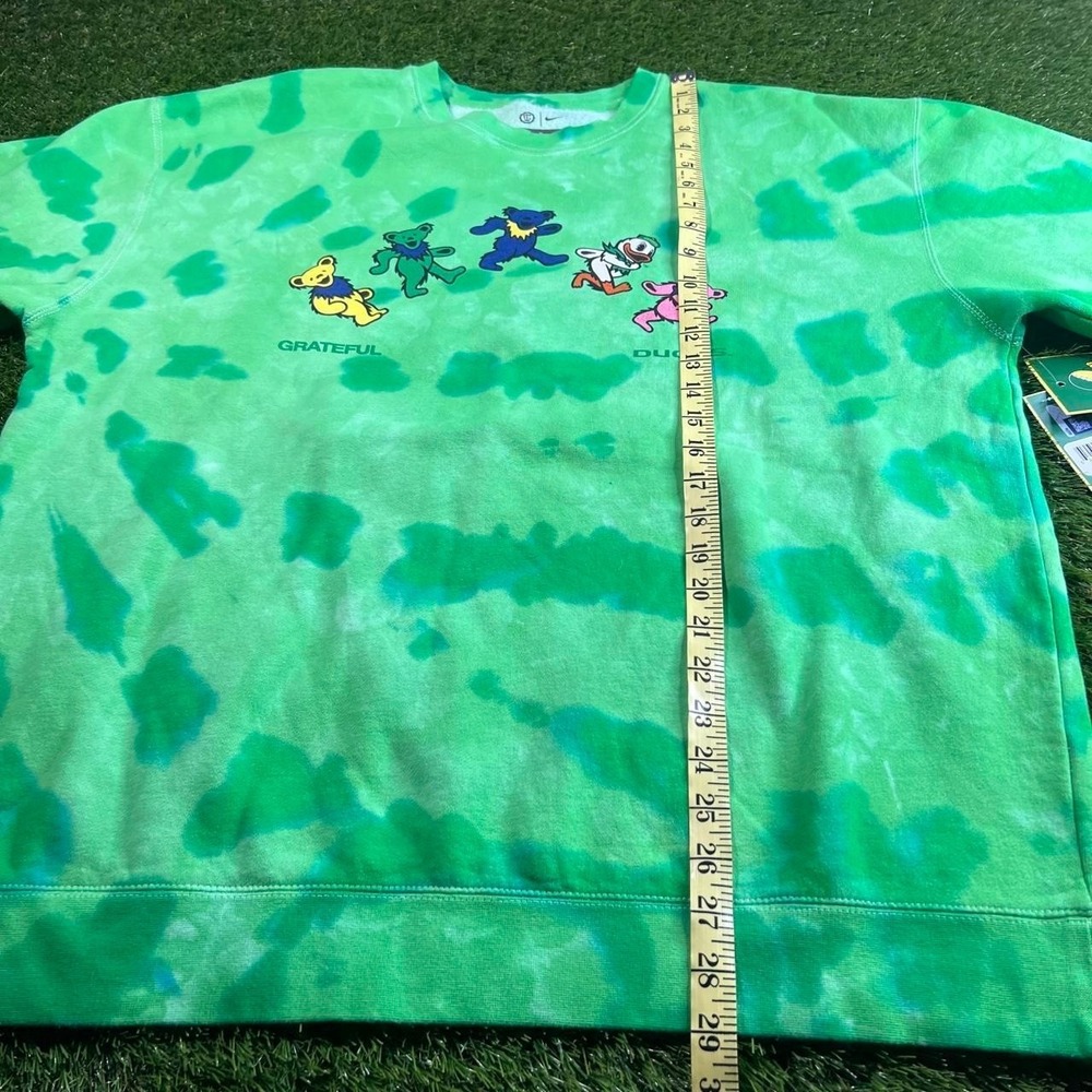 Nike Grateful Duck Tie Dye Crewneck Sweatshirt XL Oregon Ducks Grateful Dead - Picture 6 of 7